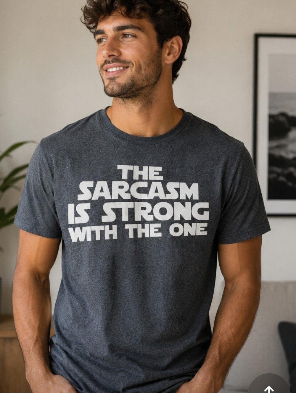 -Sarcasm t-shirt size xl. Ring Spun